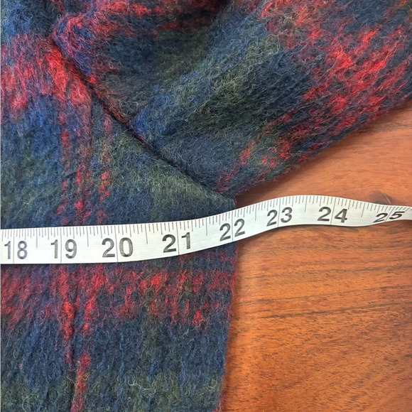 Talbots Plaid Open Front Blazer Jacket - Picture 8 of 9